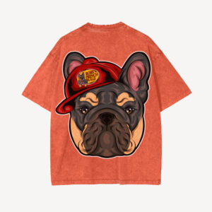 TFB Blaze Oversized Tee ( Washed Red )