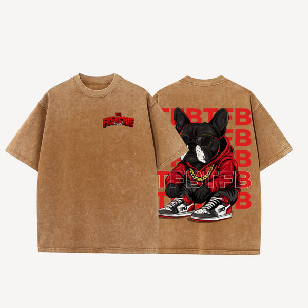 TFB Street Alpha —Oversized Tee ( Washed Tan)