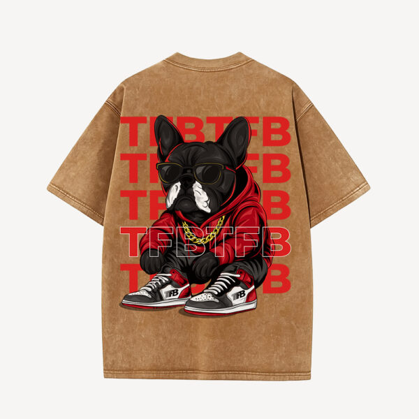 TFB Street Alpha —Oversized Tee ( Washed Tan)