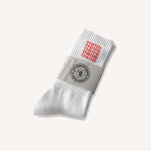 TFB monogram socks - White